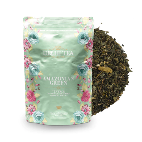 Amazonian Green Doypack Hebras x 40 g Delhi Tea - comprar online