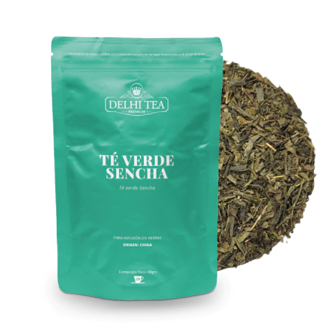 Té Verde Sencha Doypack Hebras x 40 g Delhi Tea - comprar online