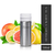 Frasco de fragancia Shangri La White Tea Citrico de 100 ml con fondo de frutas cítricas como limón y pomelo.
