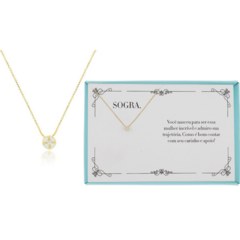 Colar Feminino Folheado a Ouro 24k – Presente Elegante para Sogra - comprar online