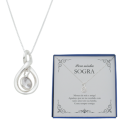 Colar Feminino em Prata 925 - Presente Especial para Sogra