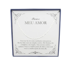 Cordão Masculino em Prata 925 - Presente Sofisticado para seu Amor - comprar online
