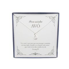 Colar Feminino em Prata 925 - Presente Elegante para Avó - comprar online