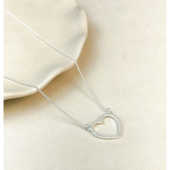 Colar Feminino em Prata 925 Cravejado com Zircônias - Presente Sofisticado para Mãe - loja online