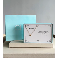 Imagem do Colar Feminino Pedrinhas Folheado a Ouro 24k - Presente Elegante para Sogra
