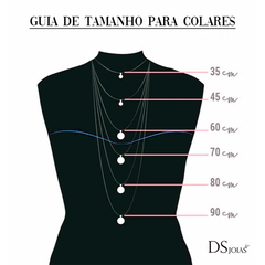 Imagem do Kit com 2 Colares Femininos em Prata 925 – Cravejado e Clássico, Presentes Sofisticados para Mãe e Sogra