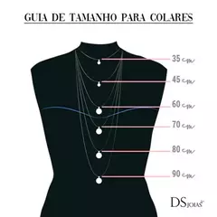 Colar Feminino Folheado a Ouro 24K - Presente Personalizado com Mensagem de Amor na internet