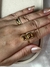 Anel Golden Hour Formas Duplo Ouro - comprar online