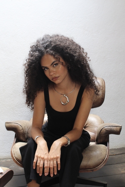 Colar Desforme choker prata - comprar online
