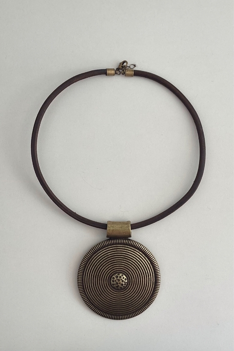 Colar Petra ouro velho - comprar online