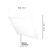 Plafón LED cuadrado blanco de 30x30cm 24W 1920lm Frío, de aplicar - comprar online