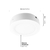 Plafón LED Redondo de 22.2cm, 18W 1440lm Blanco Neutro, De Aplicar - comprar online