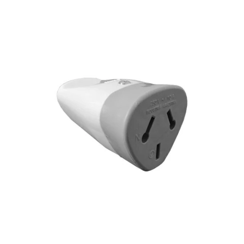 Ficha Hembra Axial 10A 250V Blanco - DEMASLED