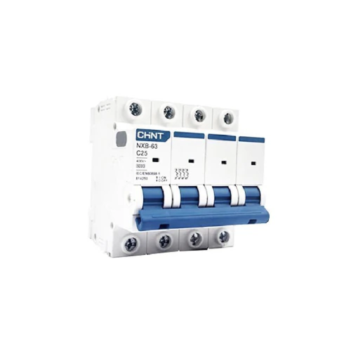 Interruptor Termomagnético TETRAPOLAR, ≤63A - 6kA 4x25A 240V, Curva C - tienda online