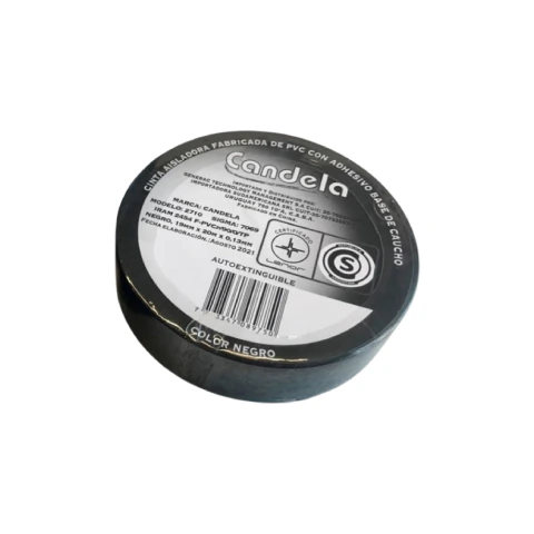 Cinta Adhesiva Aislante PVC, Negra 20m - comprar online