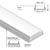 Perfil de Aluminio Flexible, Anodizado, Difusor Blanco, 17x6mm, 2m - comprar online