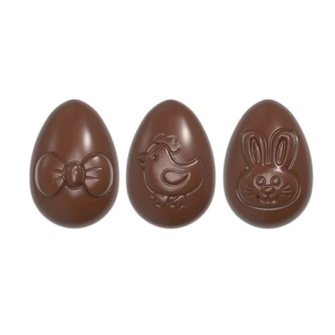 Molde para bombones Small Funny Egg Chocolate World