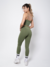 CONJ. TOP BASIC LOVE + LEGGING BASIC ESSENTIAL ARMY GREEN