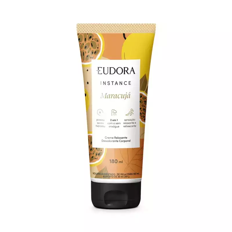 CREME RELAXANTE DESODORANTE CORPORAL INSTANCE MARACUJÁ 180ML