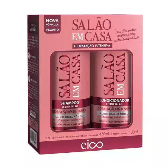 Kit Eico Salão em Casa 450/400ml 2 Produtos - Hidratação Intensiva