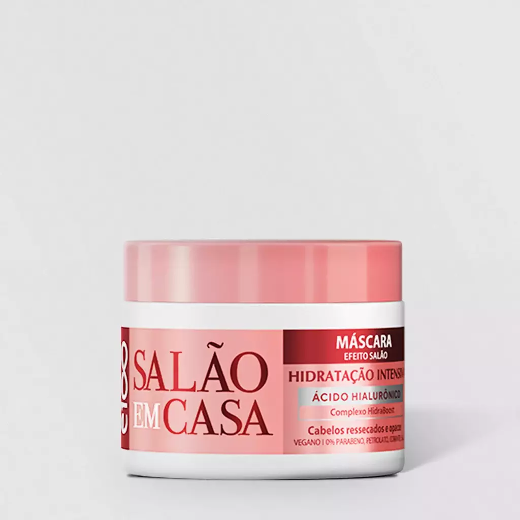 Eico Máscara 270g - Salão em Casa Hidratação Intensa com Ácido Hialurônico
