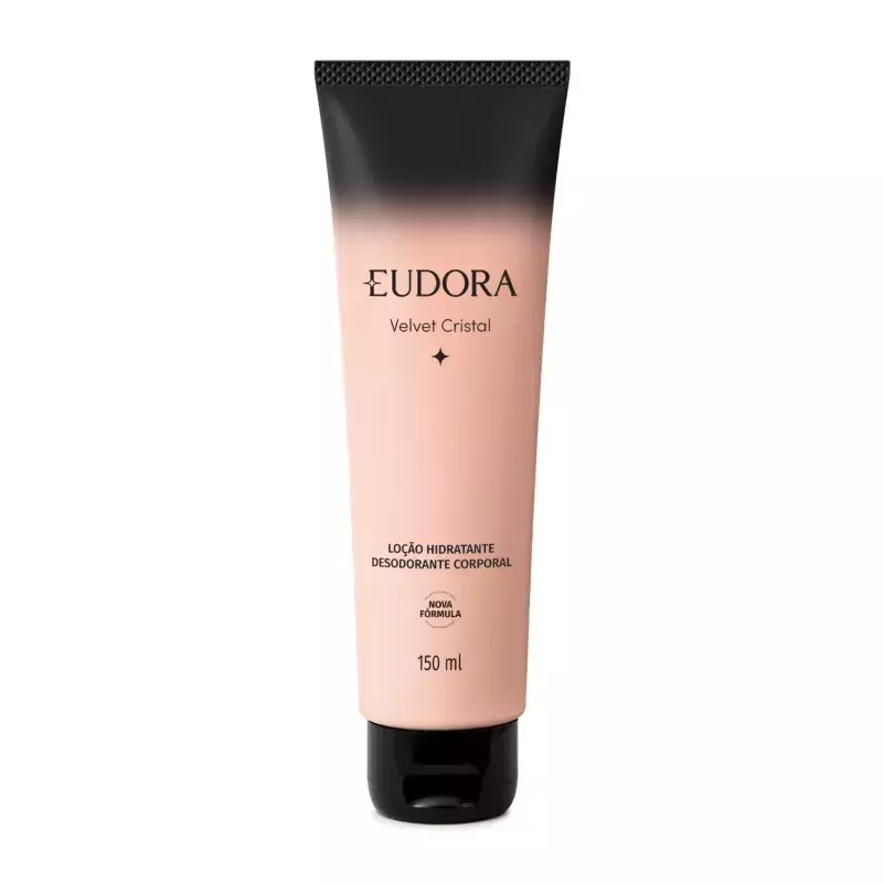 LOÇÃO HIDRATANTE DESODORANTE CORPORAL EUDORA VELVET CRISTAL 150ML