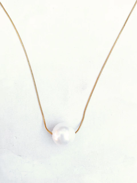 COLLAR "ALQUIMIA" EN ARMONÍA CON TU ENERGÍA CON CADENA - PERLA - comprar online