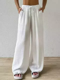 SUPER OFERTA! 2 x 1 EN PANTALONES PALAZZO DE LINO + ANTEOJOS DE REGALO en internet