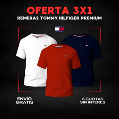 3 X 1 REMERAS TOMMY + RELOJ DE REGALO! - comprar online