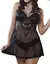 Babydoll transparente con puntilla y taza armada b-001 - comprar online