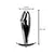 STEEL ANAL PLUG PENIS HEAD SHAPED (9,5 cm x 3 cm) - 1956-70 EFECTIVO: $25000
