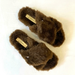 CHINELO PELO LIA MARROM - comprar online
