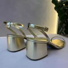 SANDÁLIA RENATA Dourada - 2K Shoes