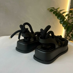 FLAT VIVI Preto - 2K Shoes
