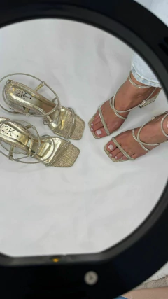 SANDÁLIA LUIZA Preto - 2K Shoes