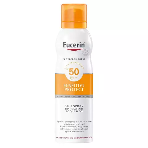 Eucerin Sun Spray Corporal Toque Seco Fps 50+ 200ml