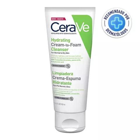 Cerave Limpiadora Crema Espuma Hidratante 100ml