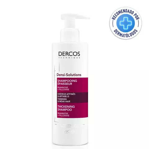Shampoo Dercos Densisolution para más densidad del cabello, 250ml