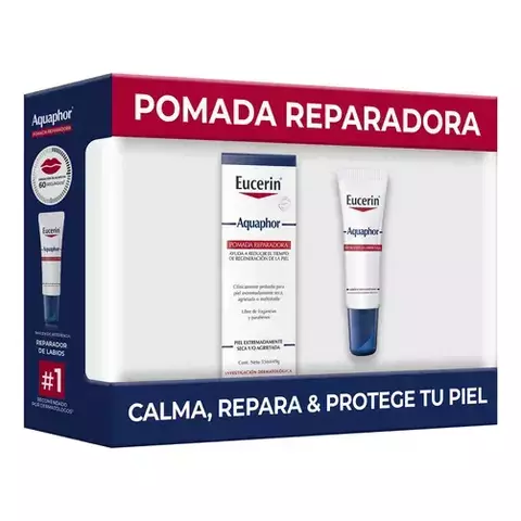 Eucerin Kit Aquaphor Tubo 55Ml+Reparador Labial Aquaphor 10Ml