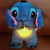 ursinho stitch que respira e põe água