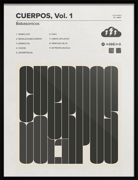 CUERPOS, Vol. 1 | Babasonicos - comprar online