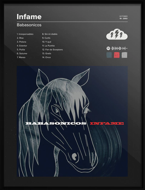 Infame | Babasonicos - comprar online