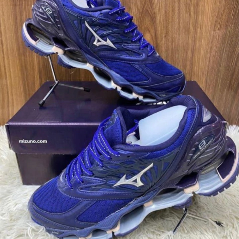 Tênis Mizuno Prophecy 8 Azul Prata - comprar online