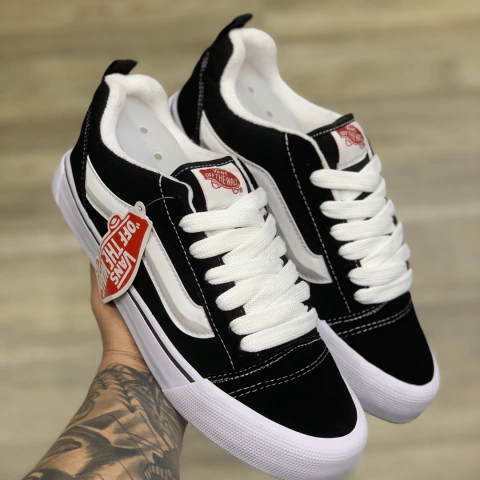 Tênis Vans Knu Skool Preto Branco Unissex - comprar online