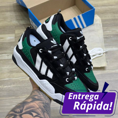 Tênis Adidas Clássico Adi 2000 Collegiate Green Importado - comprar online