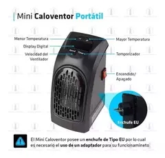 Caloventor Regulable + Alformbra absorbente REGALO