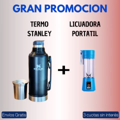 Termo Simil Stanley 1.4Lts + Licuadora Portatil REGALO - comprar online