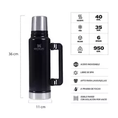 Imagen de Termo Simil Stanley 1.4Lts + Licuadora Portatil REGALO