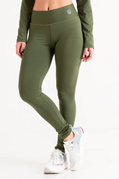 CALZA LARGA BASIC VERDE MILITAR - comprar online