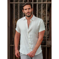 Camisa Off 100% Linho - comprar online